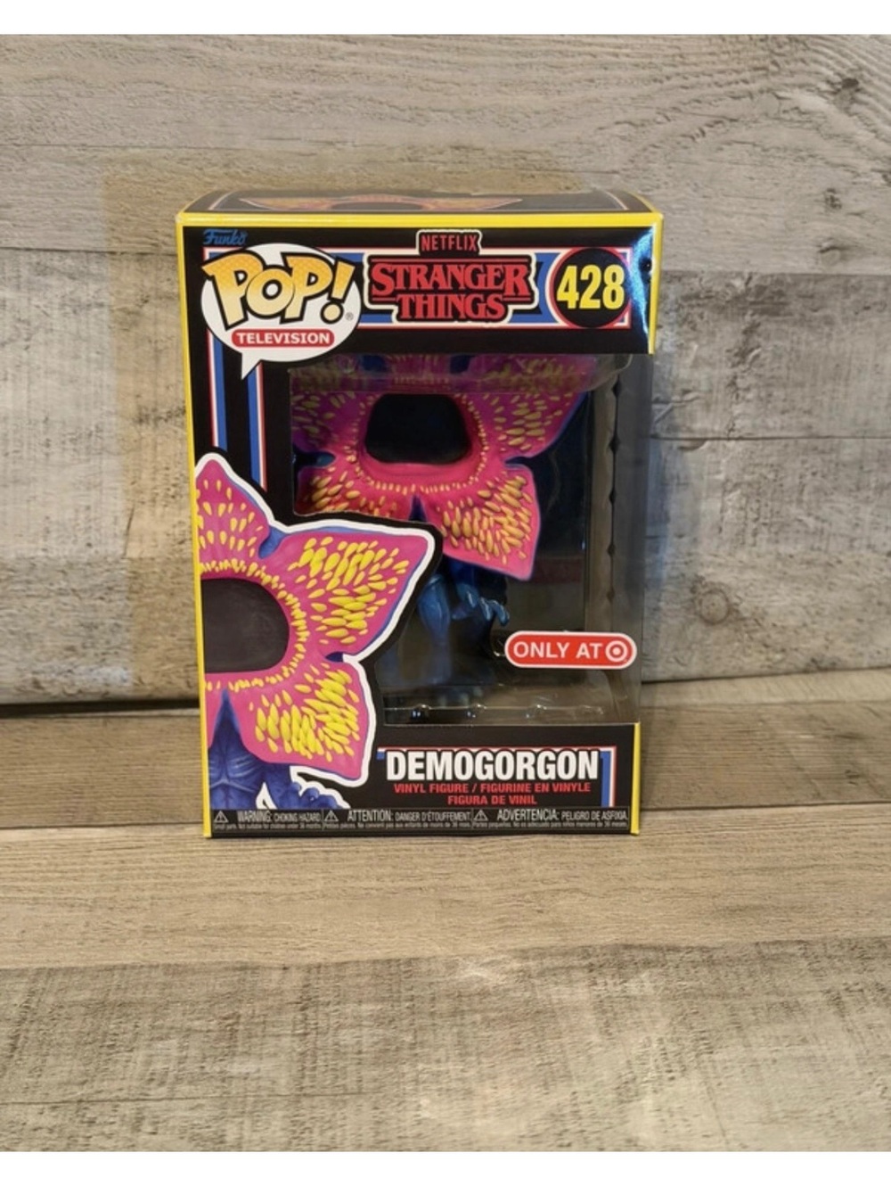 Stranger Things Demogorgon #428 Black Light Target Exclusive Funko Pop!
